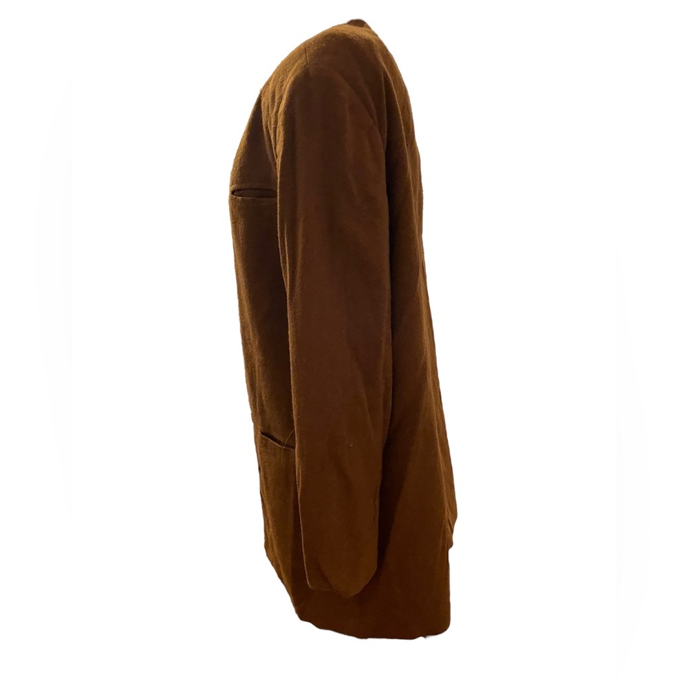 Vintage Christian Dior Coffee Brown Cardigan Jacket Womens Size 10 - Picture 2 of 7
